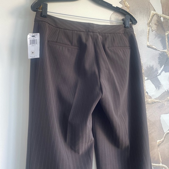 NWT Tahari career pin stripe pants| tahari casual pants | size 6 - Picture 5 of 8